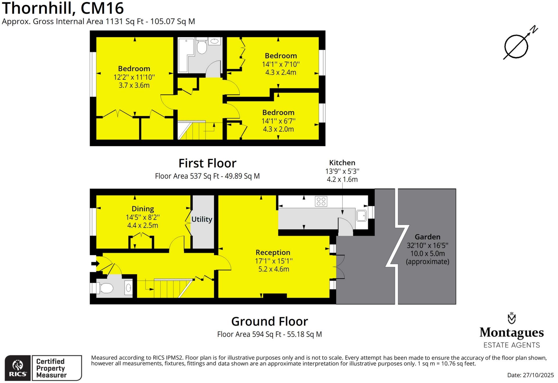 Thornhill, North Weald, CM16 floorplan