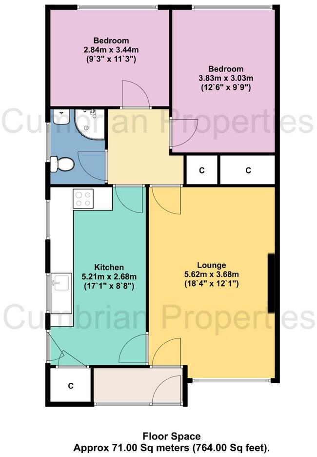 Queensway, Morton Park, Carlisle, CA2 floorplan