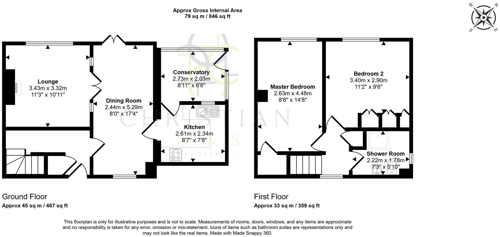 Fairfield Road, Evesham floorplan