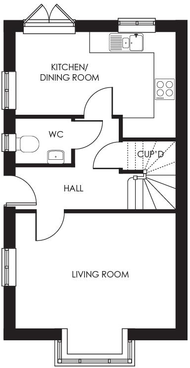 Plot 25 Derrington Meadows, Ditton Priors, Bridgnorth floorplan