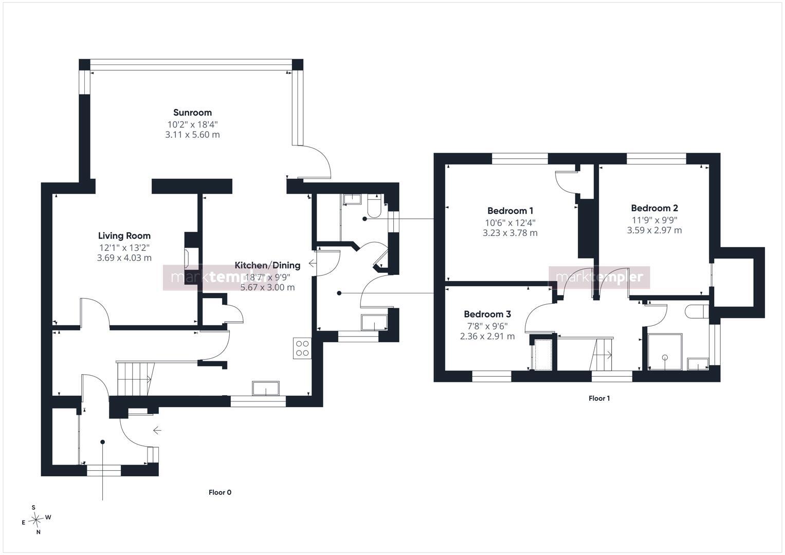 Barrows Close, Churchill floorplan