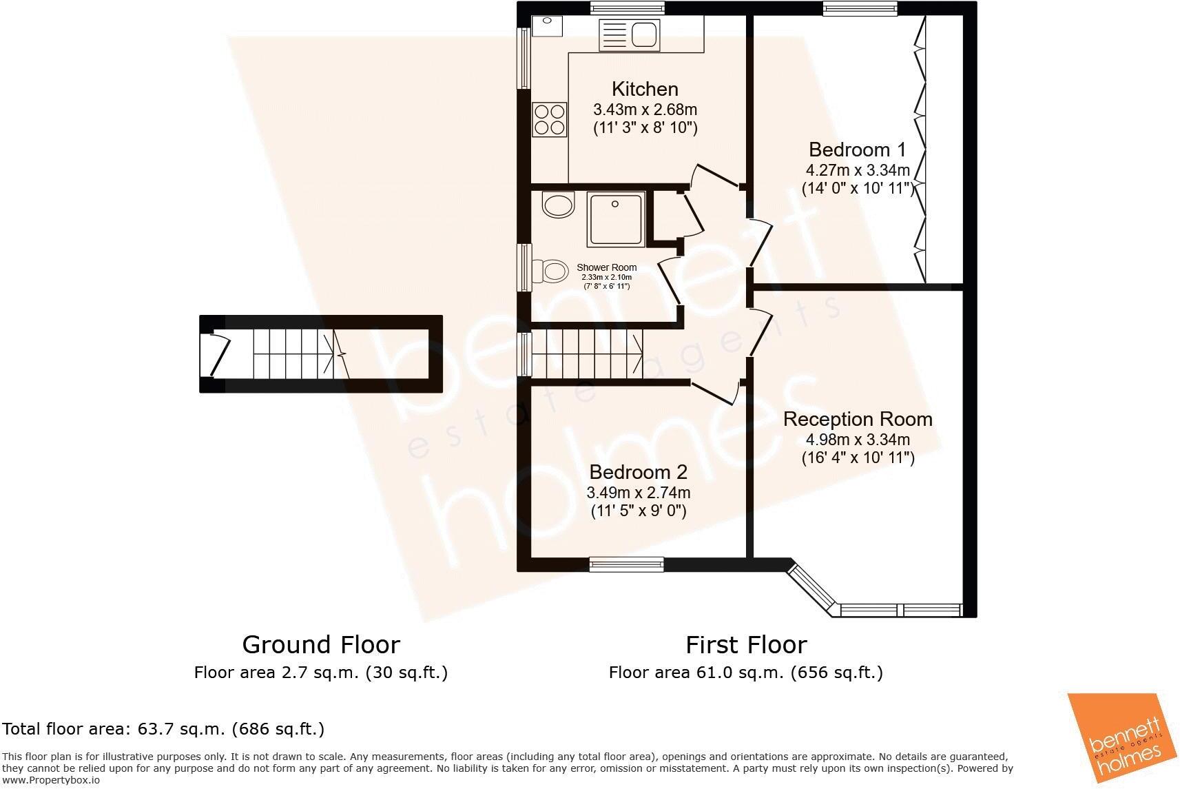 Carlton Close, Northolt floorplan