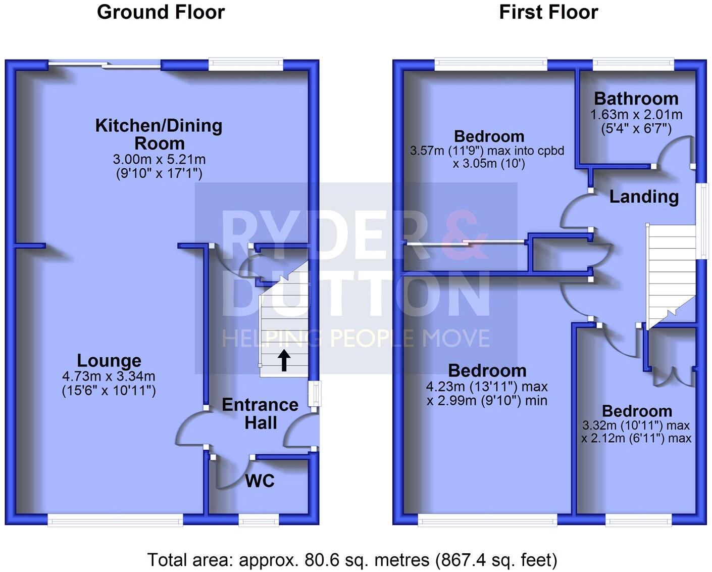 Ivy Green Drive, Springhead, Saddleworth, OL4 floorplan