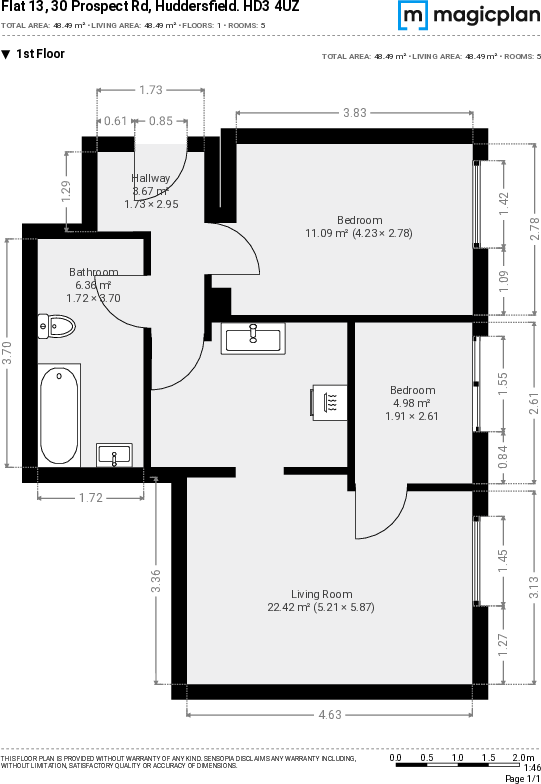 Prospect Road, Huddersfield floorplan