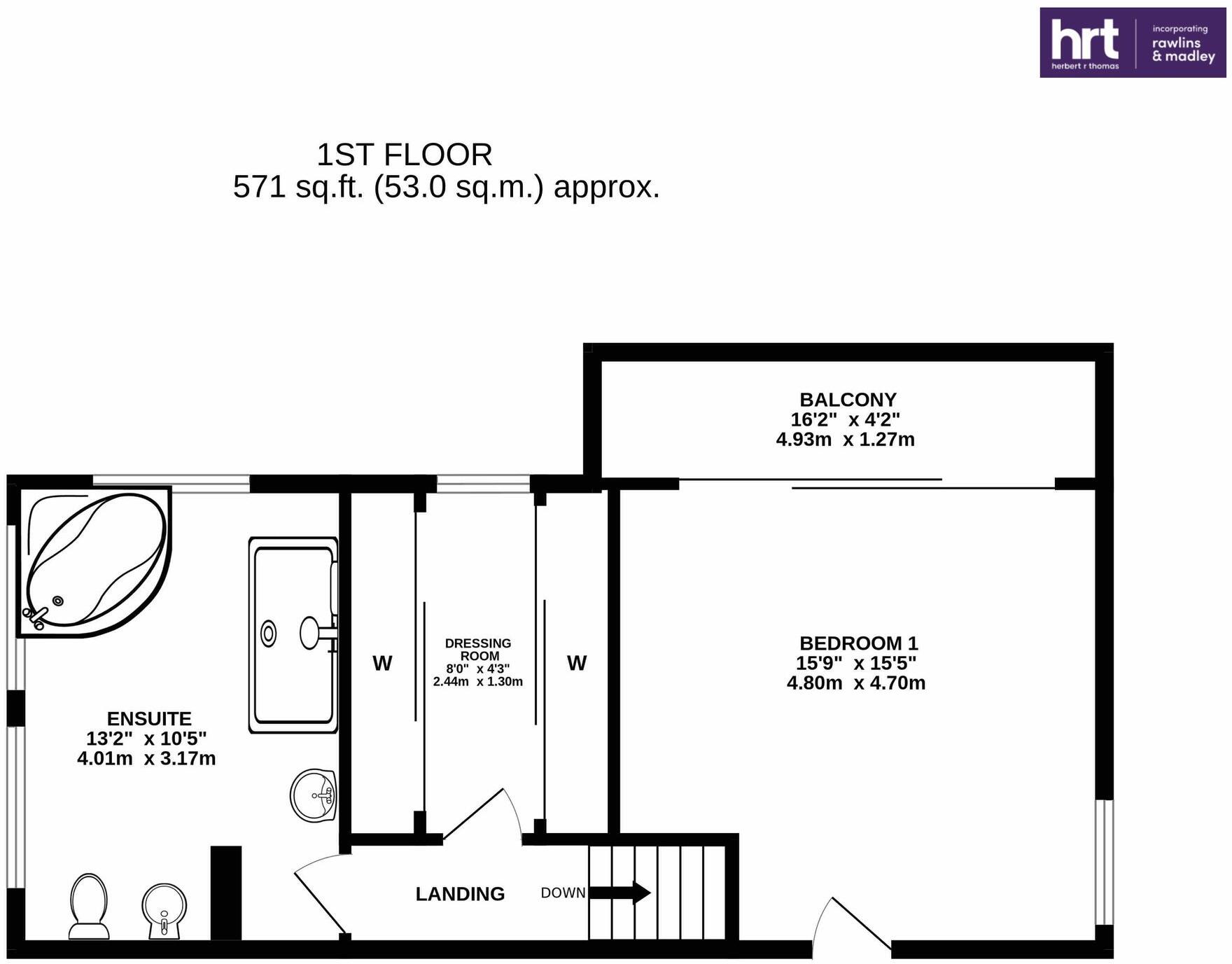 3 Castle Precinct, Llandough, Vale of Glamorgan CF71 7LX floorplan