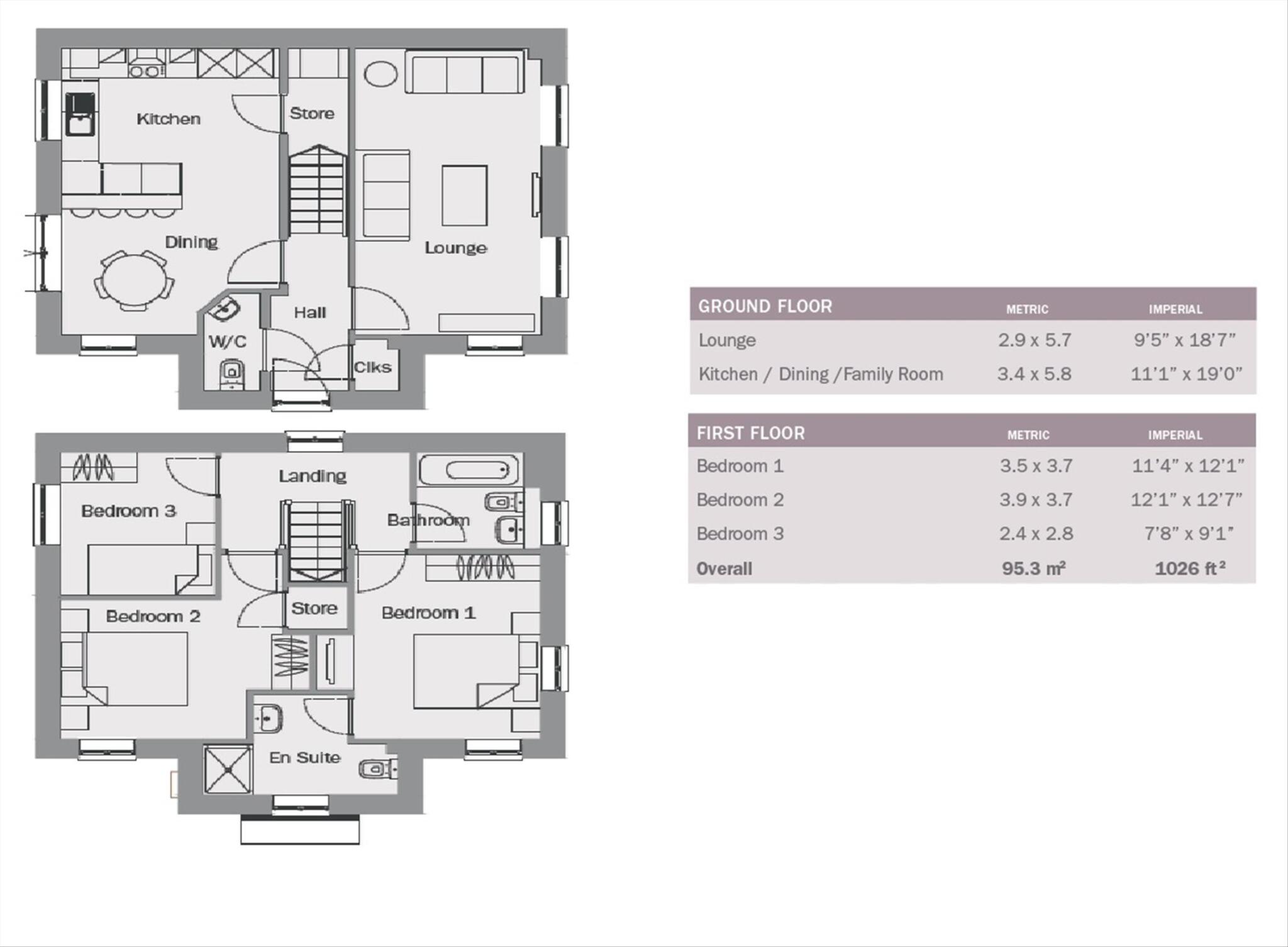 Riverside Walk, Kepple Lane, Garstang, Preston floorplan
