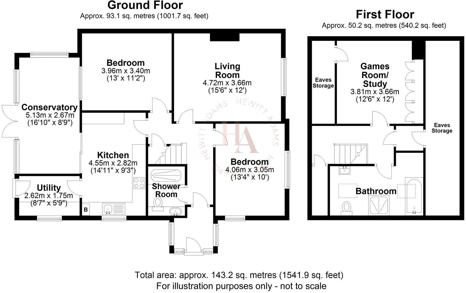 Arundel Close, Pensby, Wirral floorplan