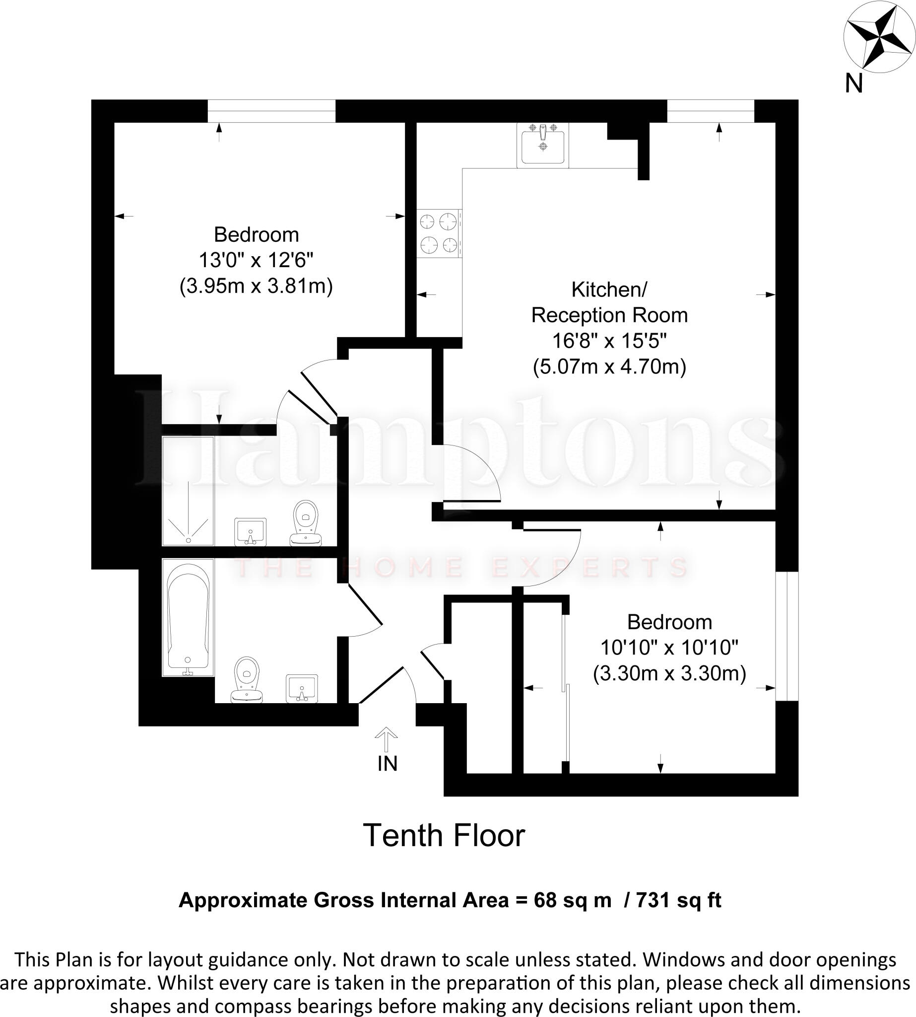 Dowells Street London SE10 floorplan