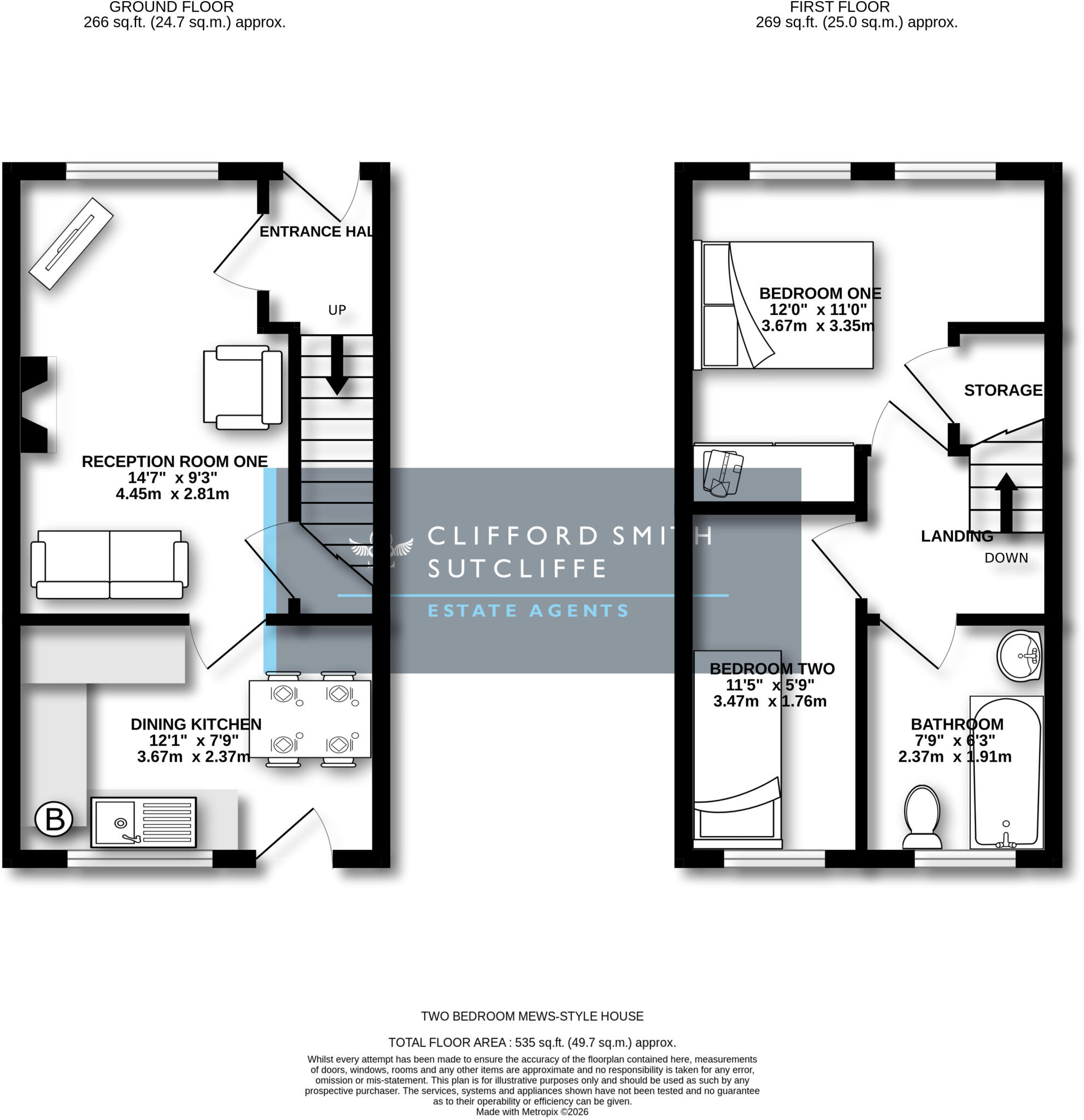 New Taylor Fold, Briercliffe floorplan