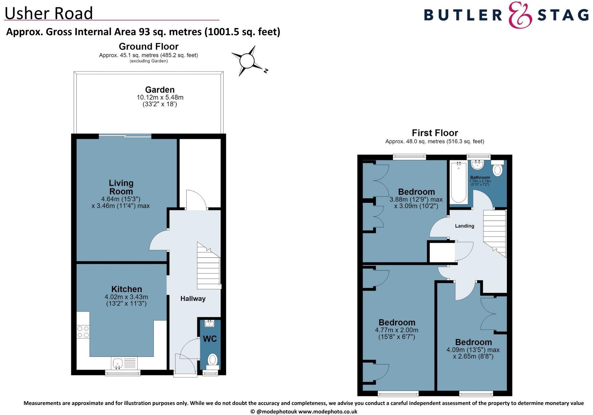 Usher Road, Bow, E3 floorplan
