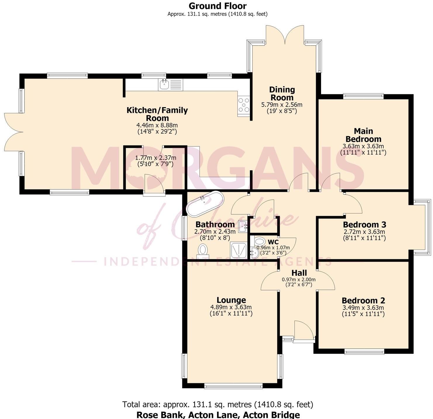 Acton Lane, Acton Bridge, CW8 floorplan