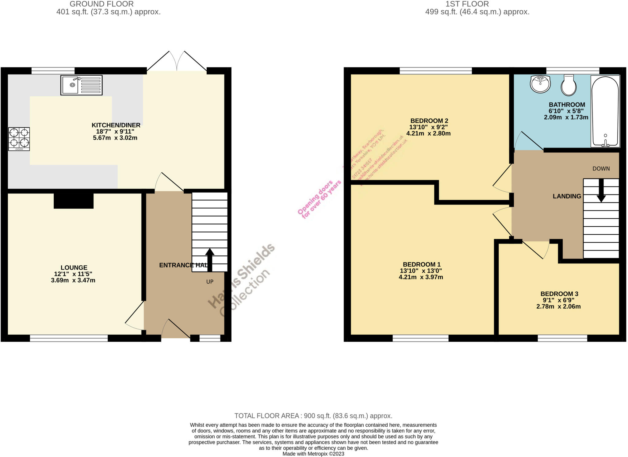 Gildercliffe, Scarborough, North Yorkshire, YO12 floorplan