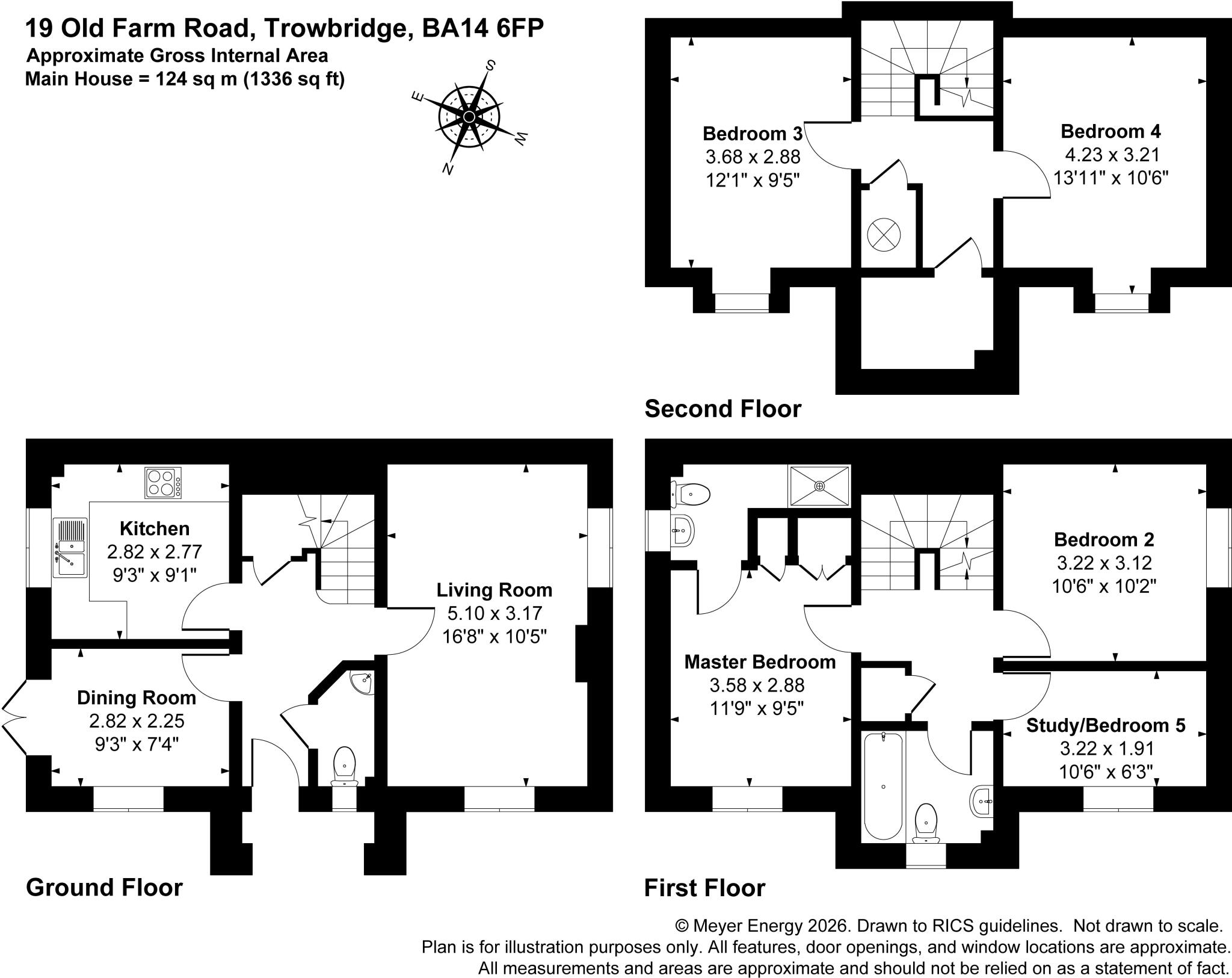 Old Farm Road, Trowbridge floorplan