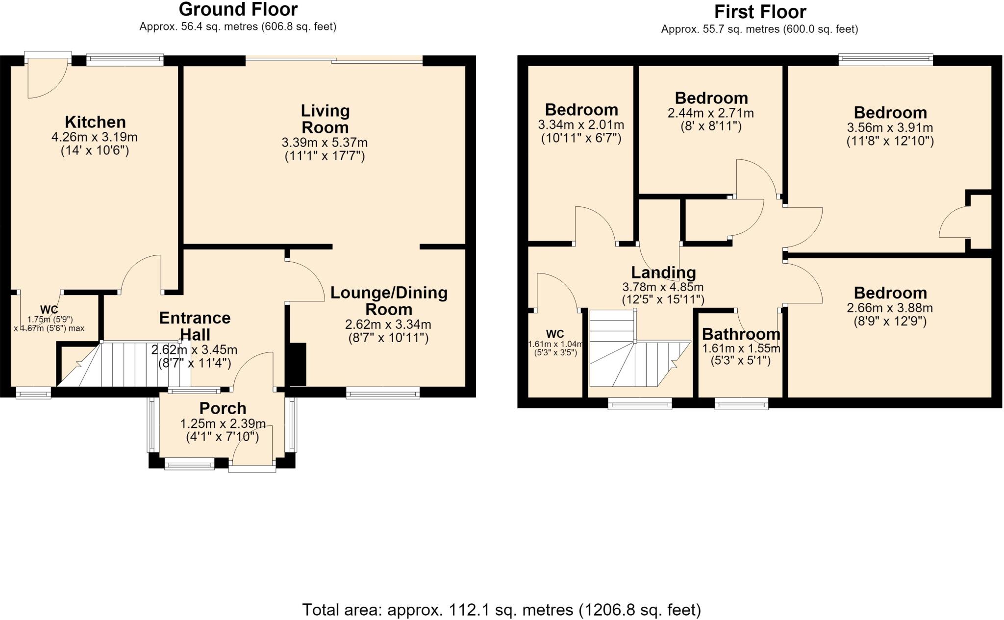 Birbeck Walk, Kirkby, L33 floorplan