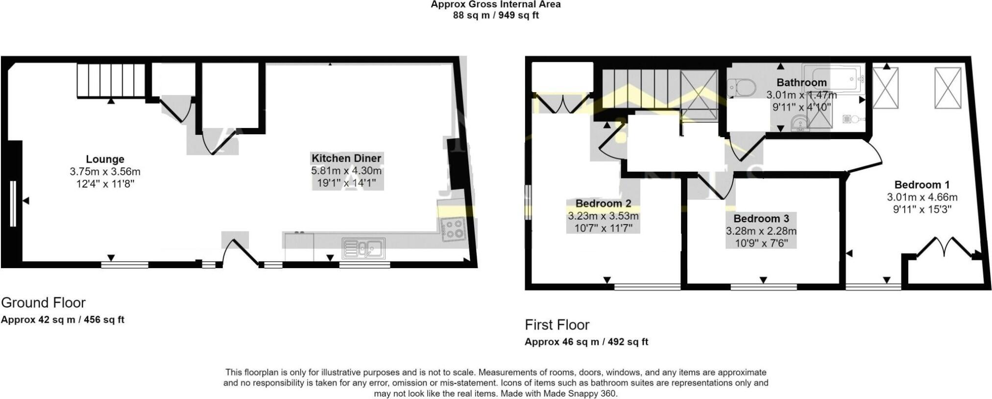 Hare Cottage, Winterbourne Abbas, DT2  floorplan