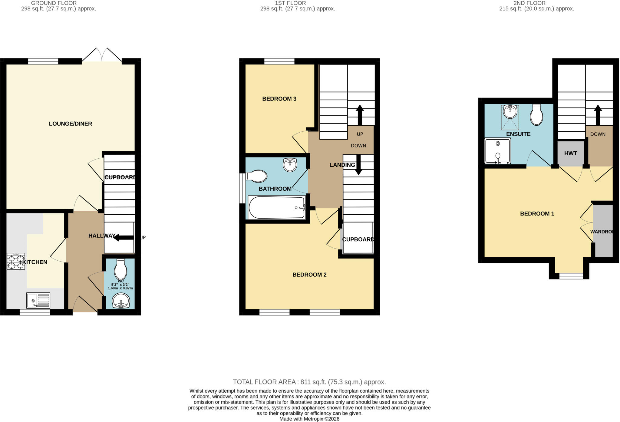 Barleycorn Way, Beck Row, Bury St. Edmunds, Suffolk, IP28 floorplan