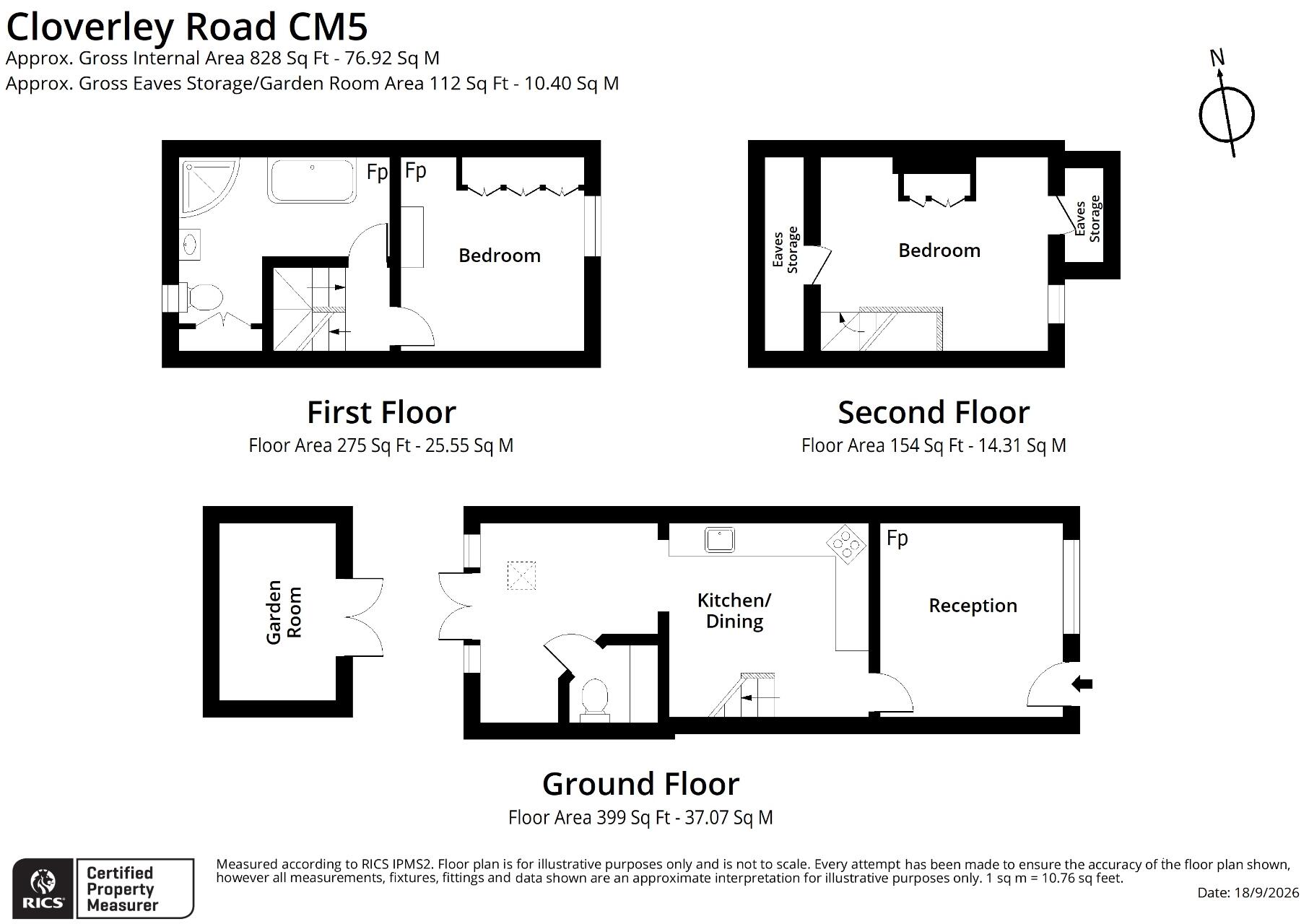 Cloverly Road, Ongar, CM5 floorplan