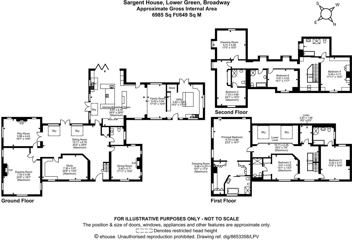 Sargent House, Broadway floorplan