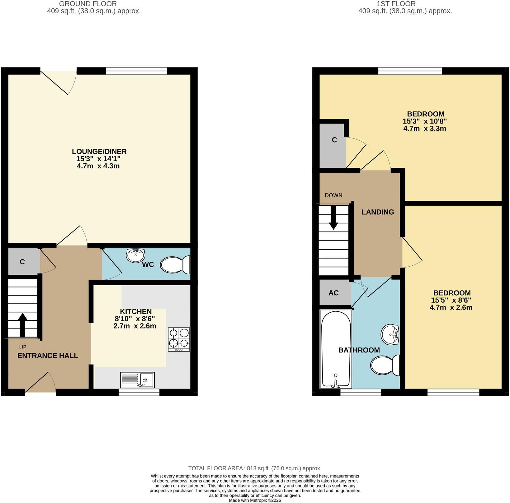 Mill Meadow, Rushwick, WR2 floorplan