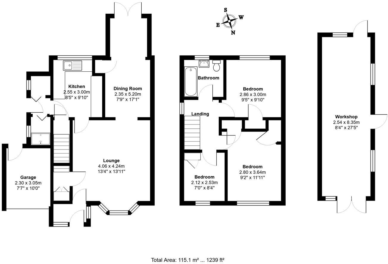 Kempton Road, Ipswich floorplan