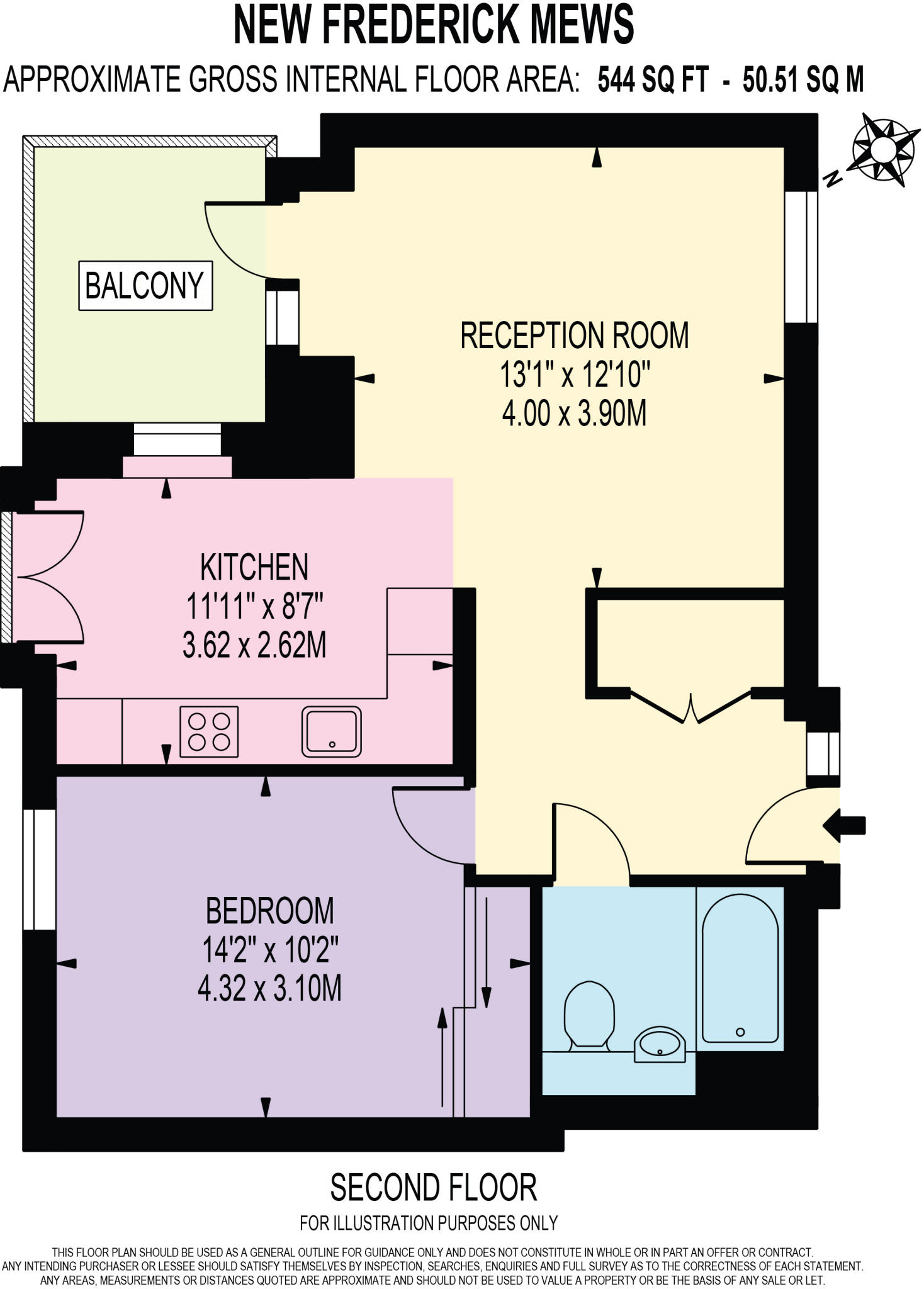 New Frederick Mews, London SE17 floorplan
