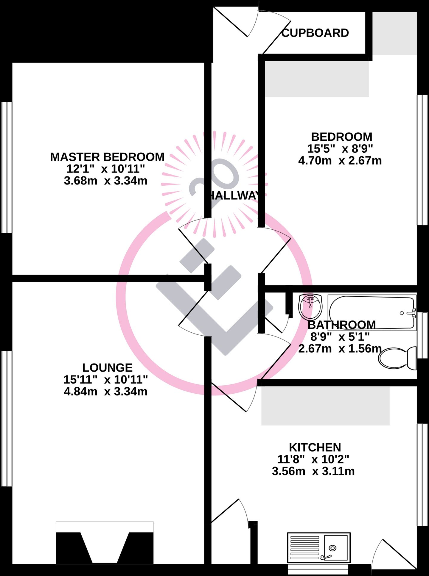 32, Woodlands Road, Lancaster, LA1 floorplan
