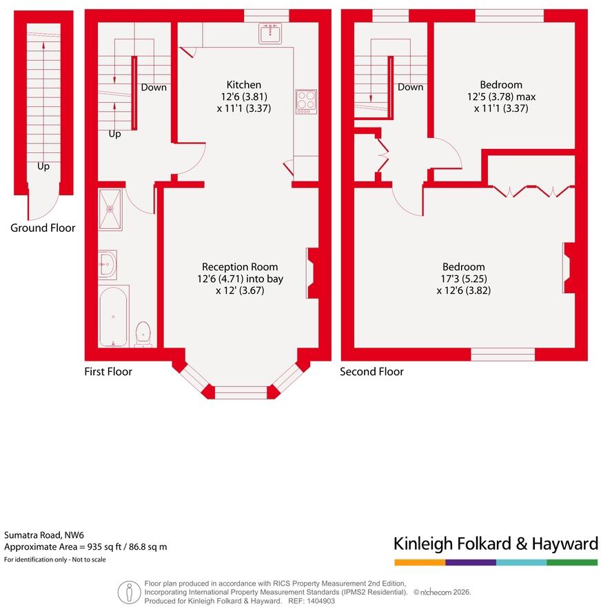 Sumatra Road, West Hampstead, London, NW6 floorplan