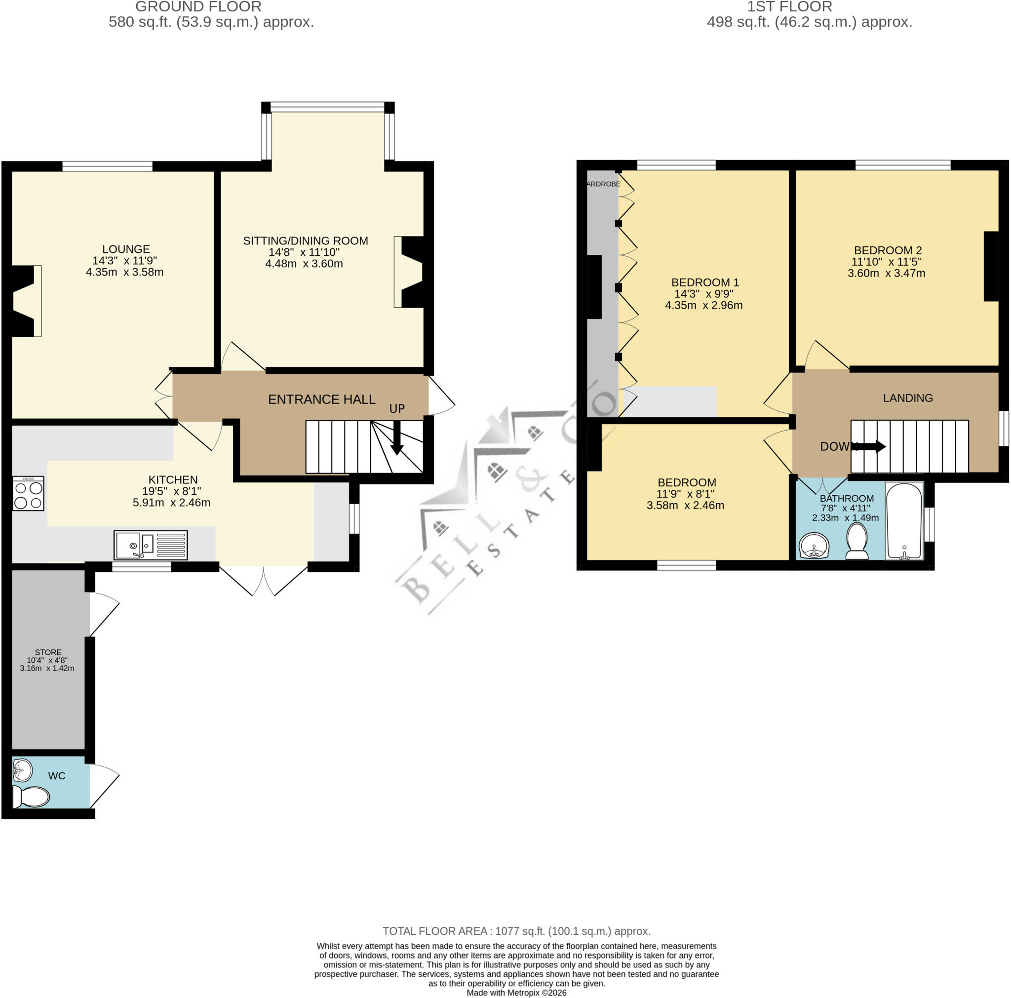 Anston Avenue, Worksop floorplan