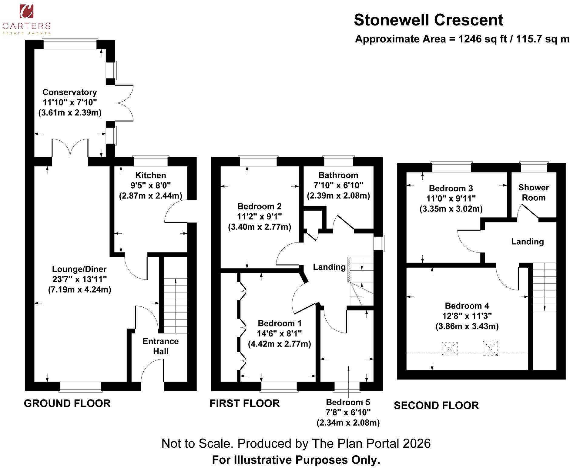 Stonewell Crescent, Nuneaton, CV11 floorplan