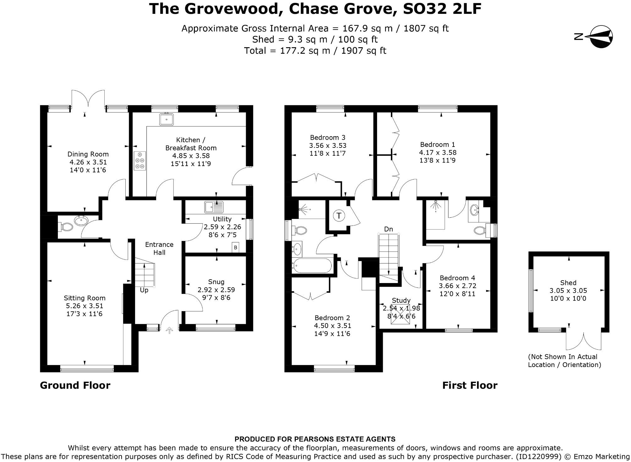 Waltham Chase floorplan