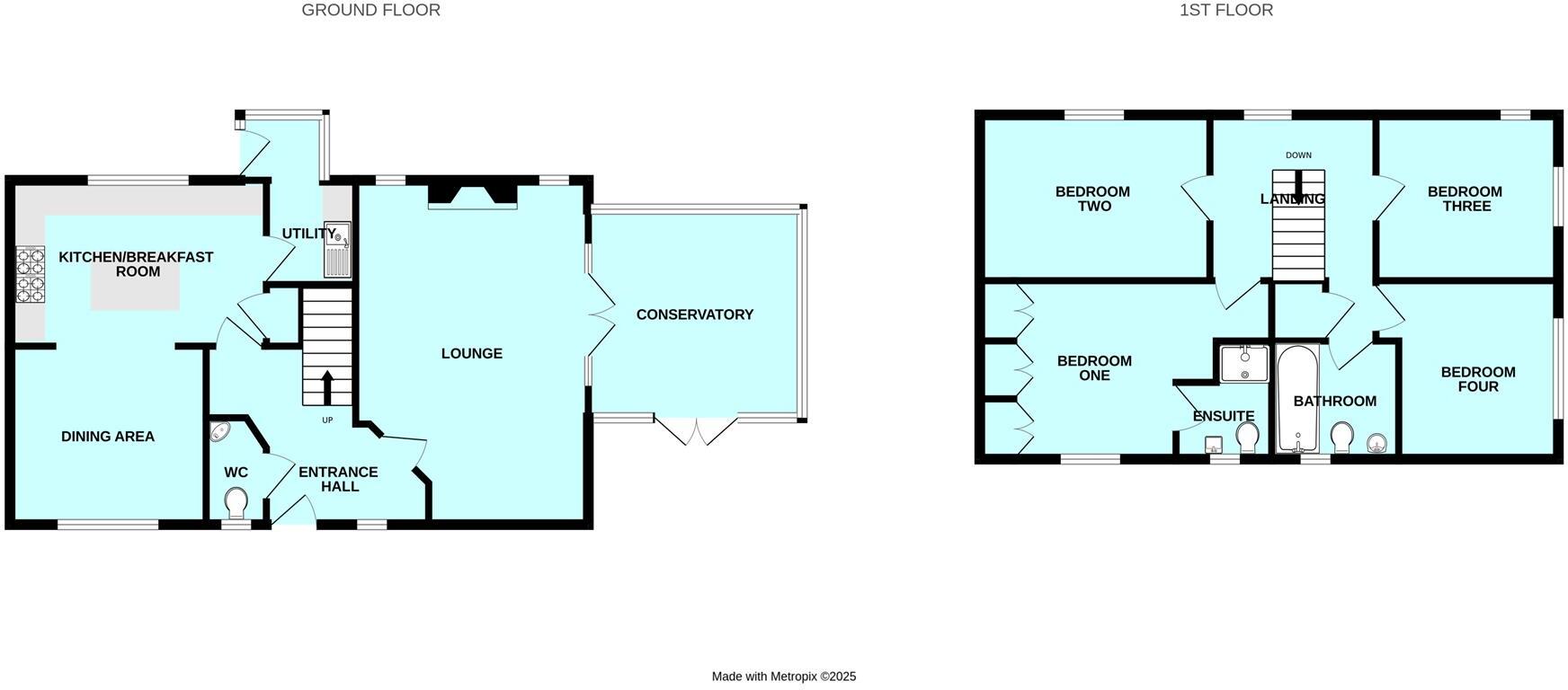 Down Thomas, Plymouth floorplan