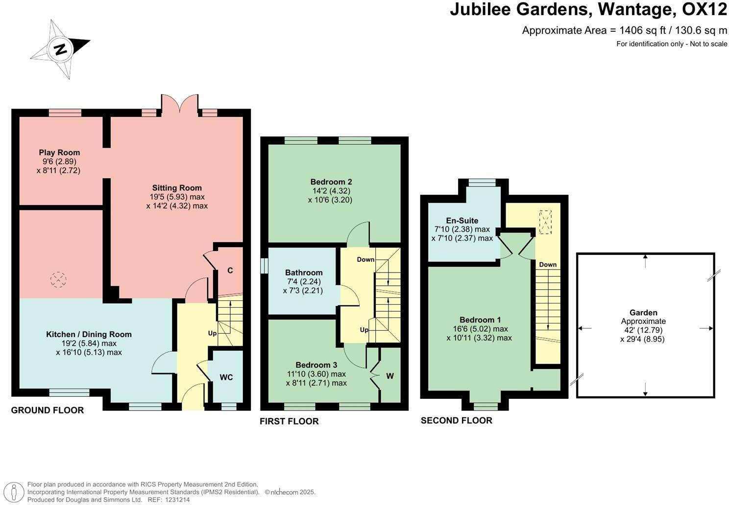 Jubilee Gardens, Wantage, Oxfordshire, OX12 floorplan