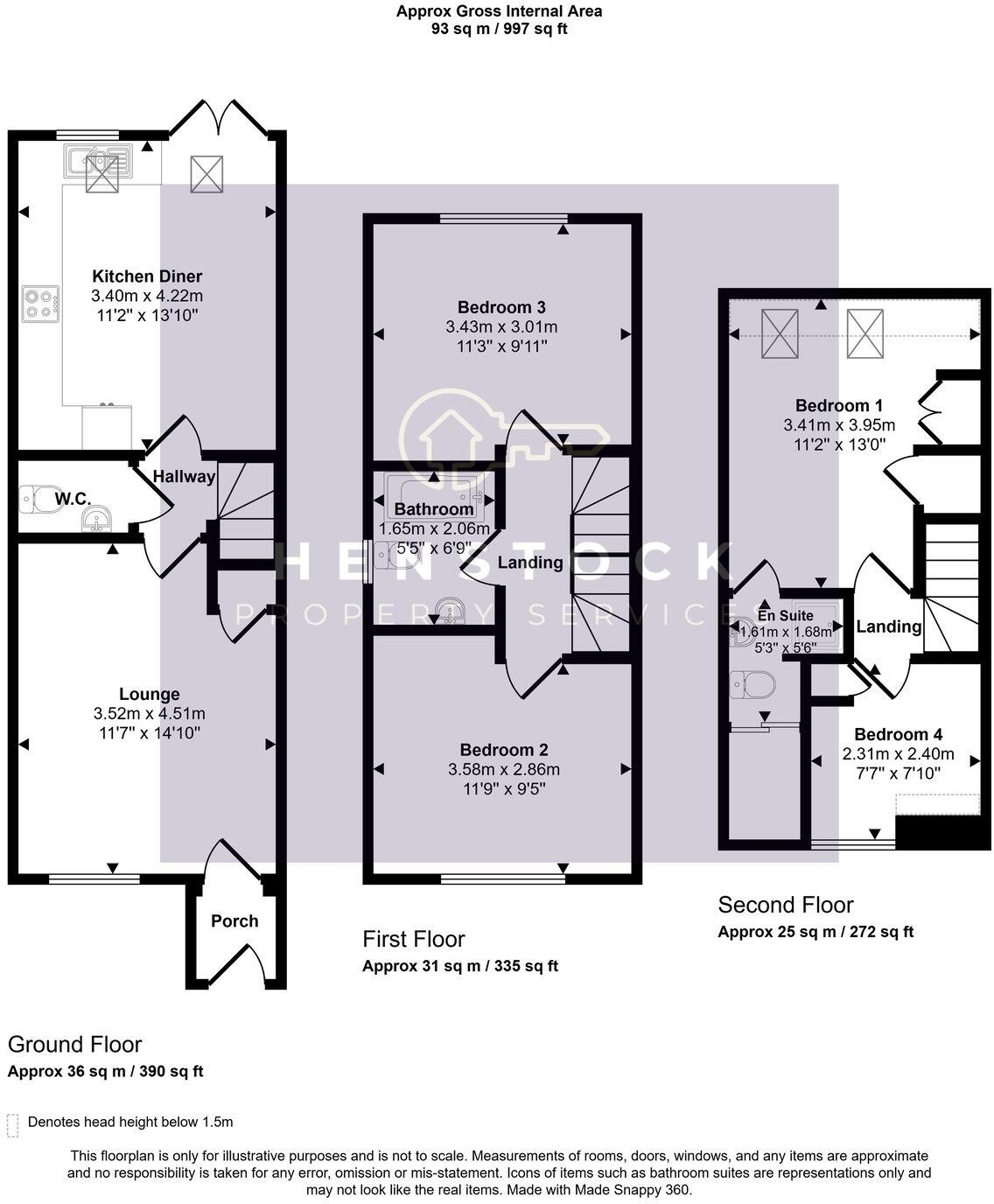 Boarshaw Clough, Middleton, Manchester, M24 floorplan