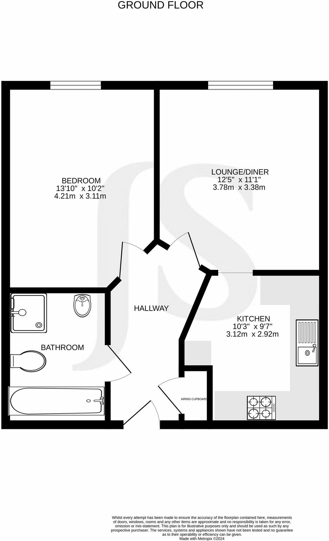 Rotary Lodge, 32, St. Botolphs Road, Worthing, BN11 floorplan