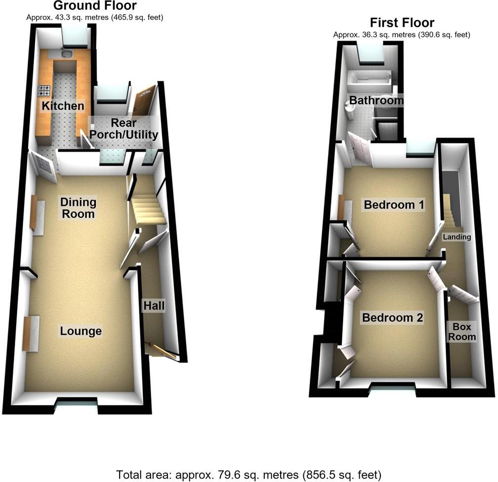 Eastgate, Hallaton, Market Harborough floorplan