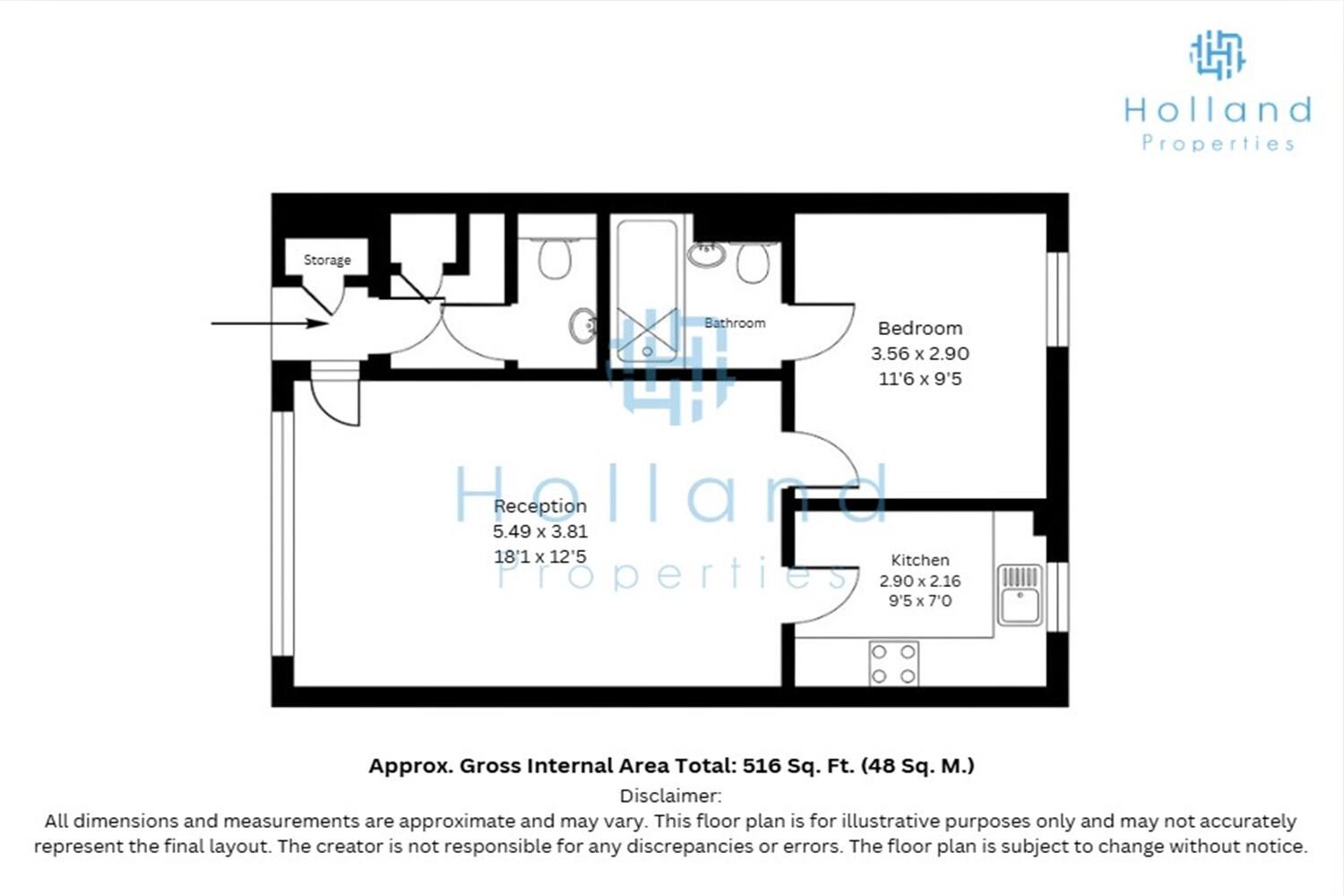 Rotherhithe Street, SE16 floorplan