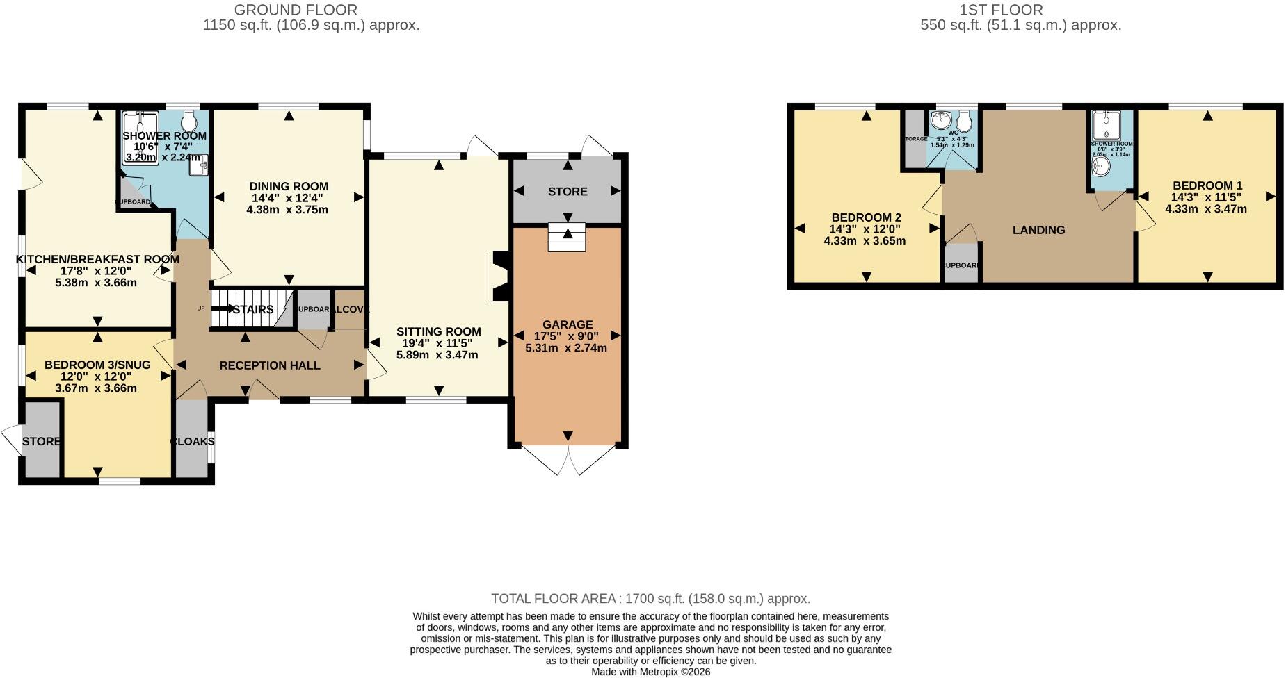 Church Road, Lympstone, Exmouth floorplan