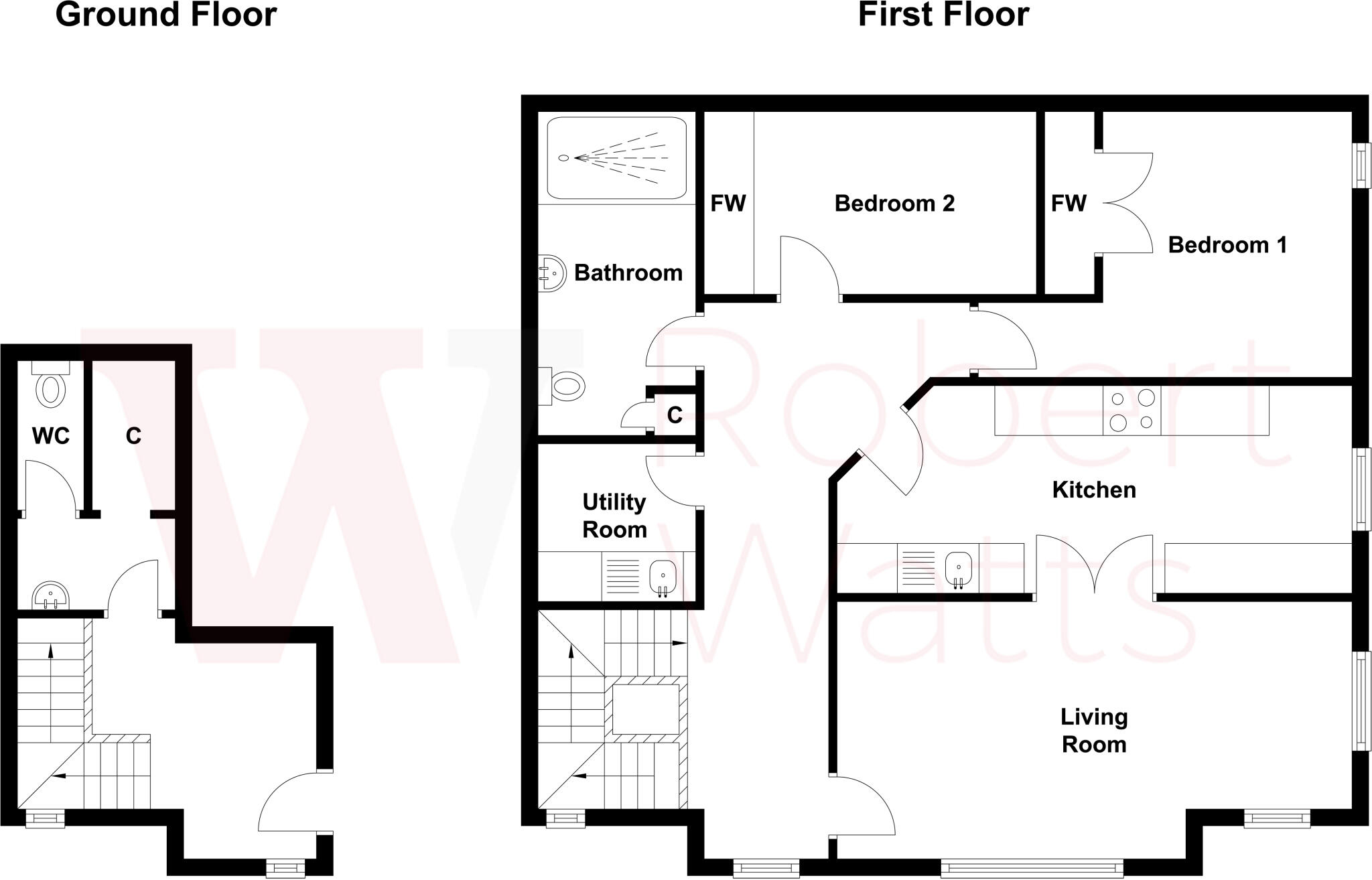 Hunsworth Lane, East Bierley, Bradford, West Yorkshire, BD4 floorplan