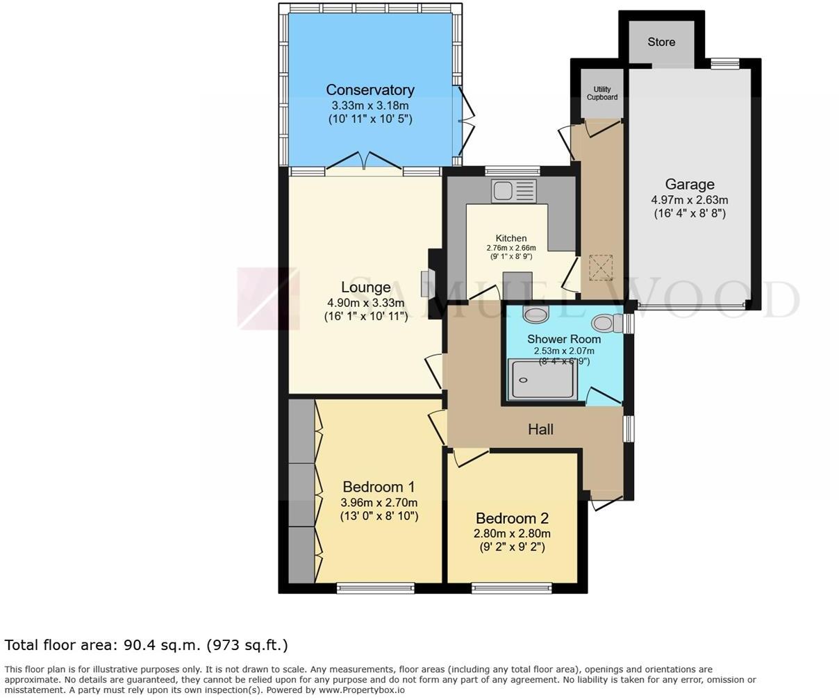 Poyner Road, Ludlow floorplan