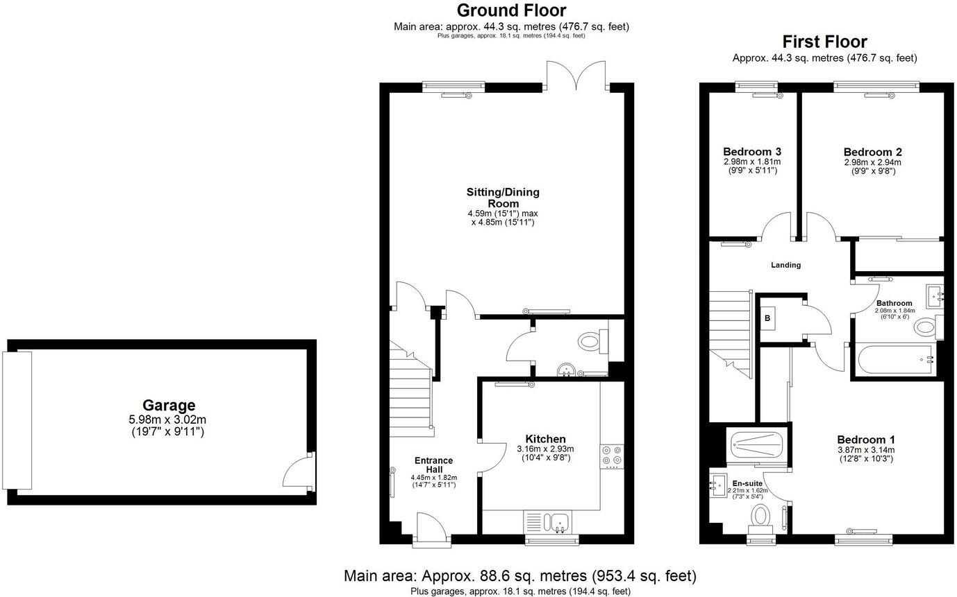Dearnley Close, Tetbury floorplan