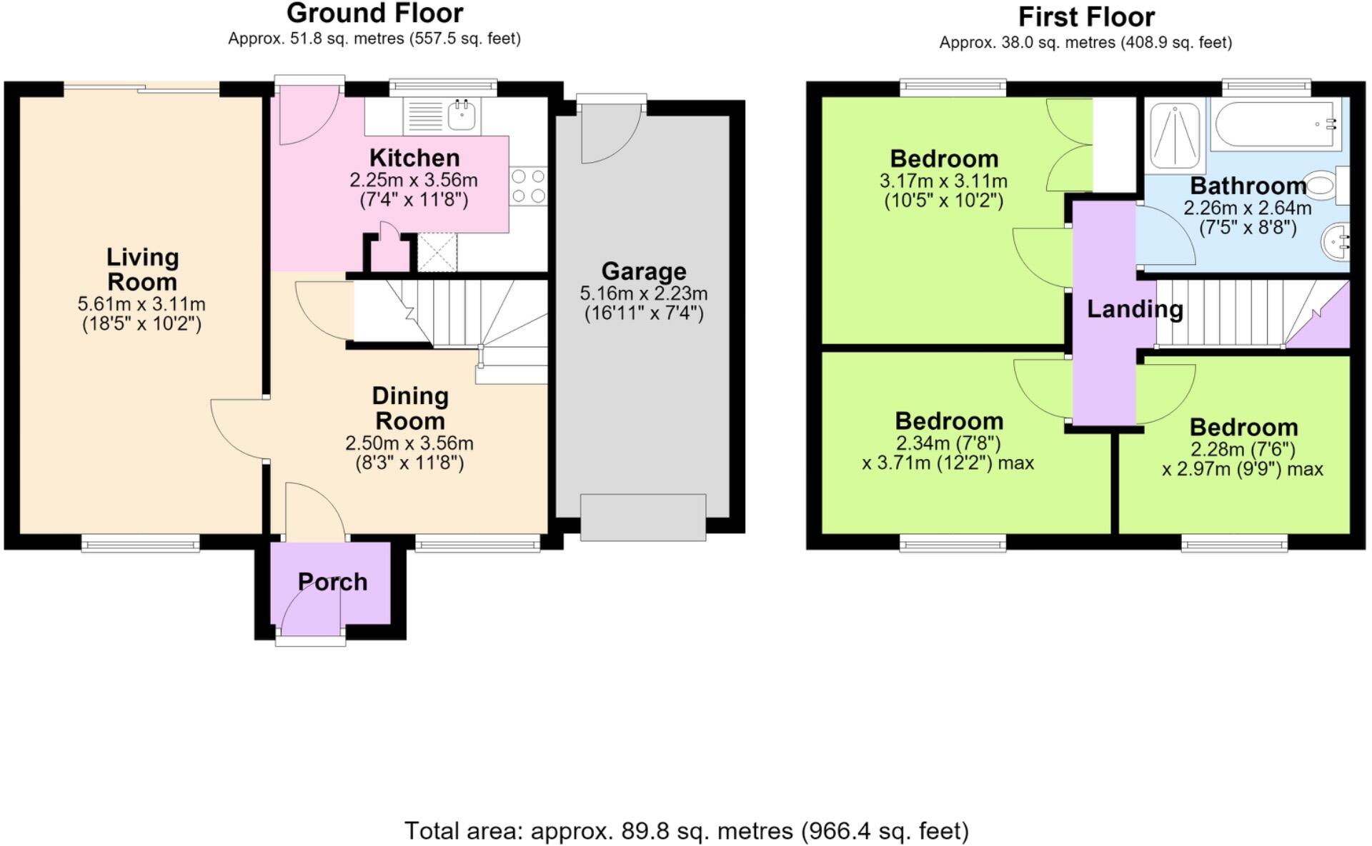 New Road, Dawley, Telford, Shropshire, TF4 3LL floorplan