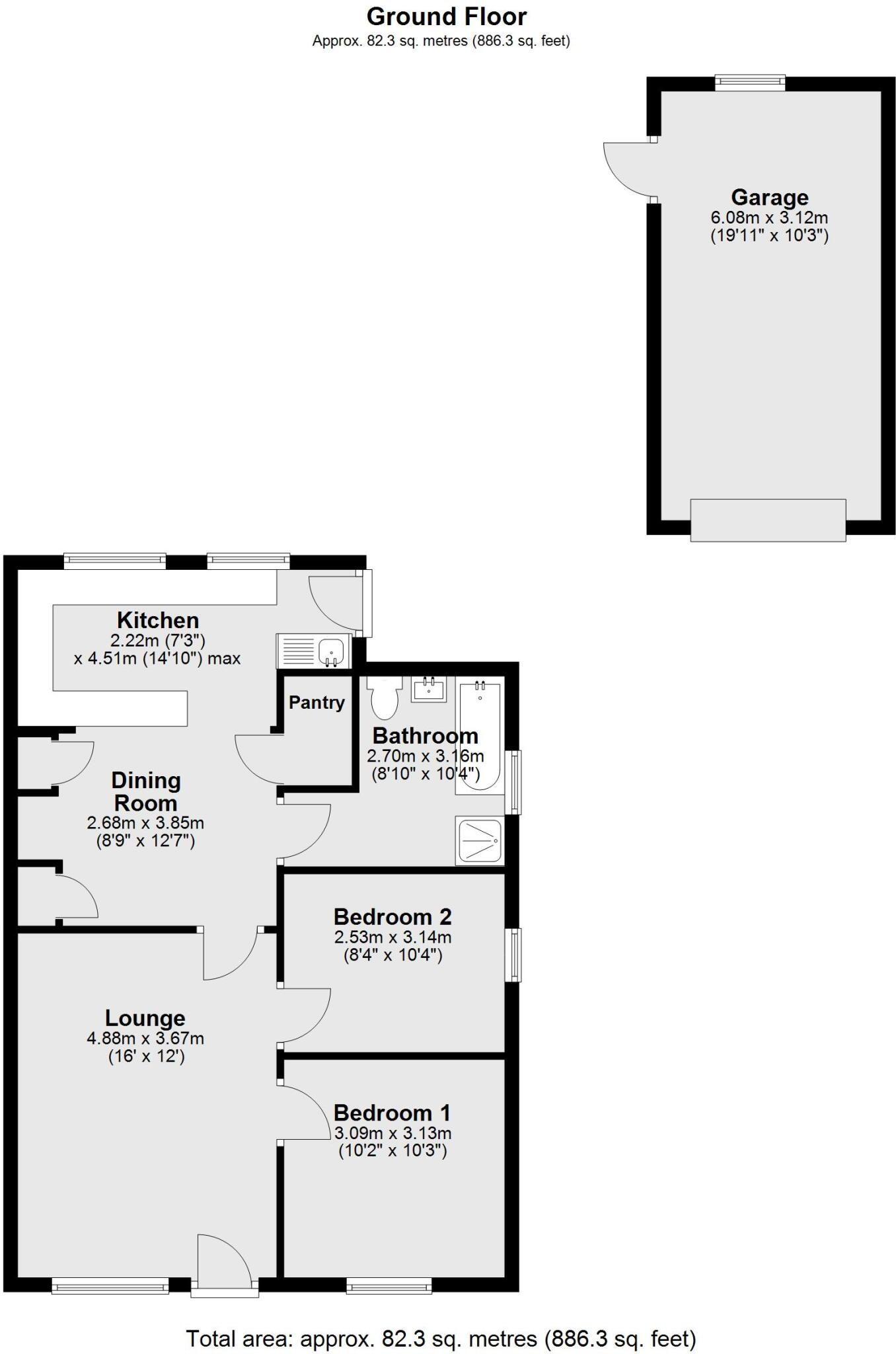 Princes Street, Metheringham floorplan