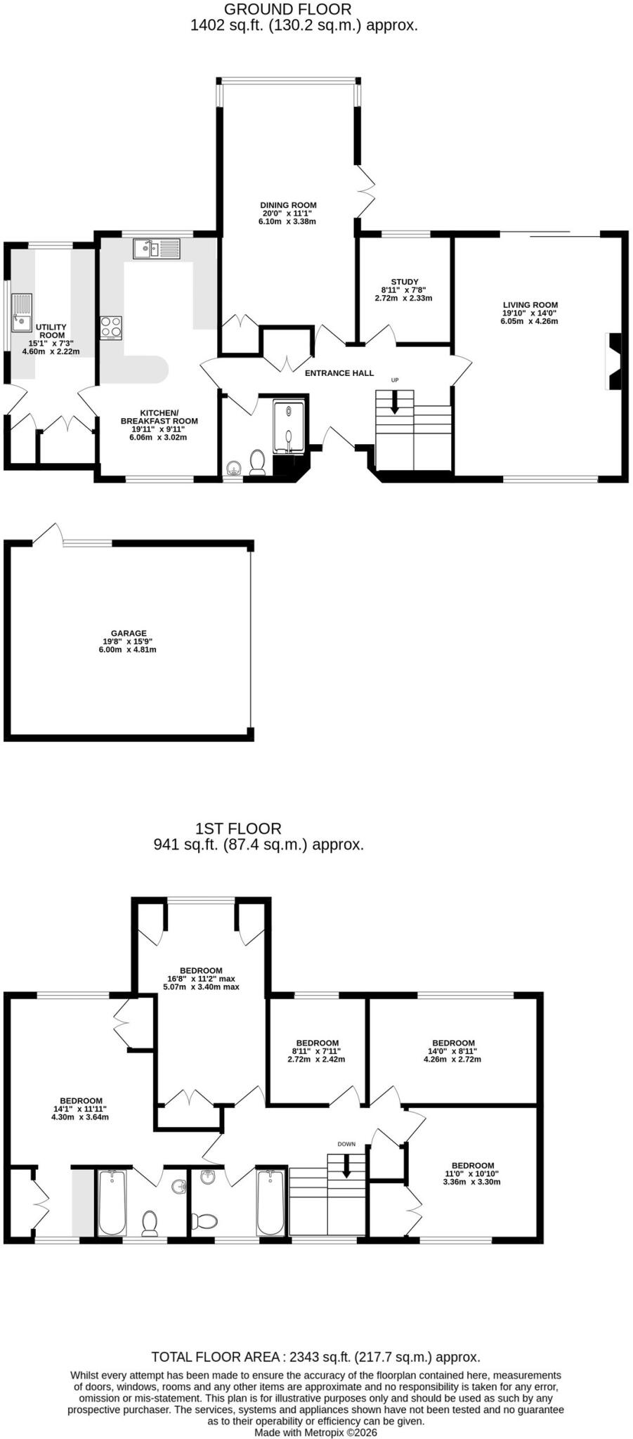 3 Giffards Meadow, Farnham, Surrey, GU9 floorplan