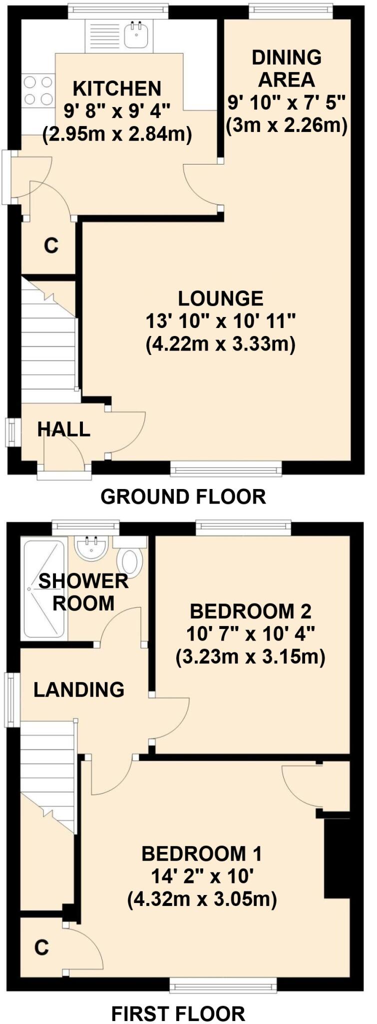 Gough Crescent, Poole floorplan