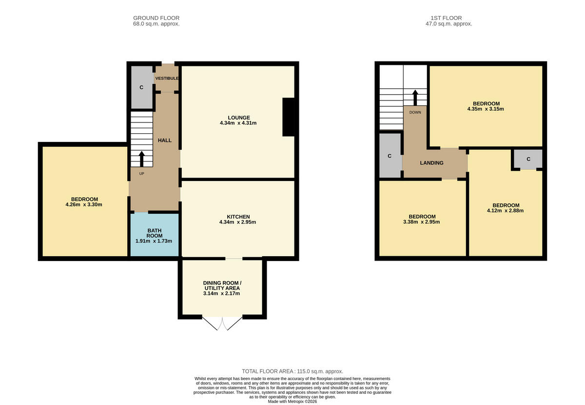 Findcastle Place, Dundee, DD4 9 floorplan
