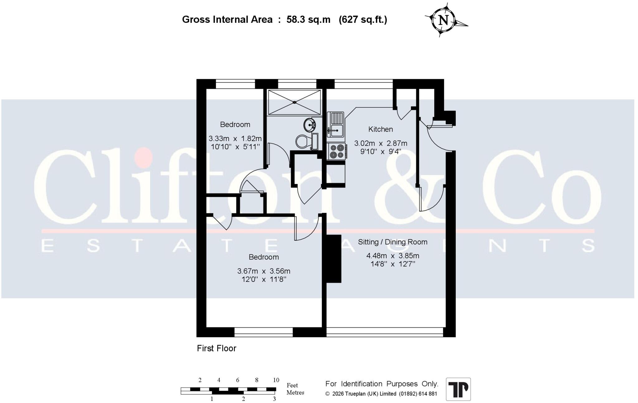 Rosedene Court, West Dartford, Kent, DA1 floorplan