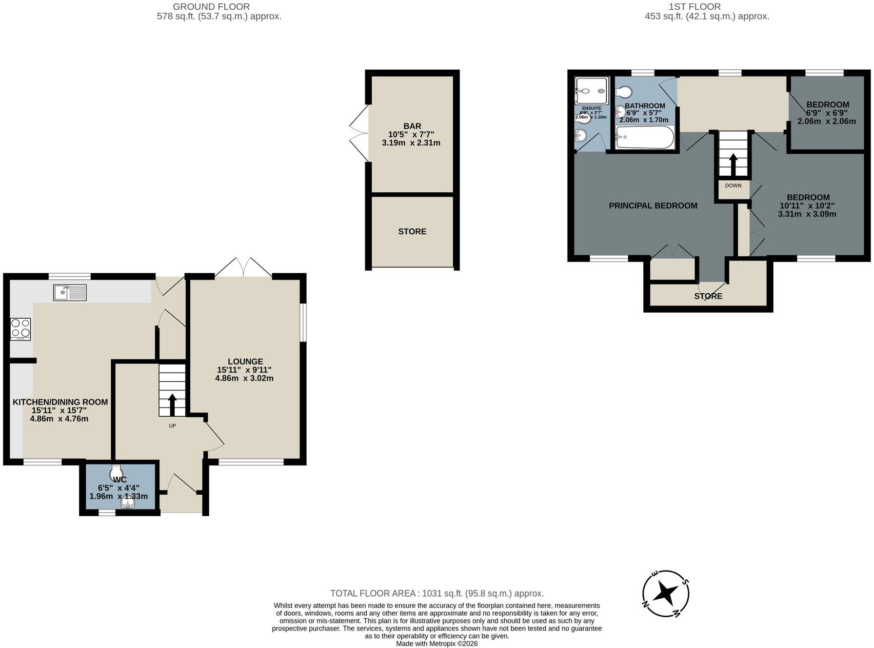 Birchenlee, Hyde floorplan