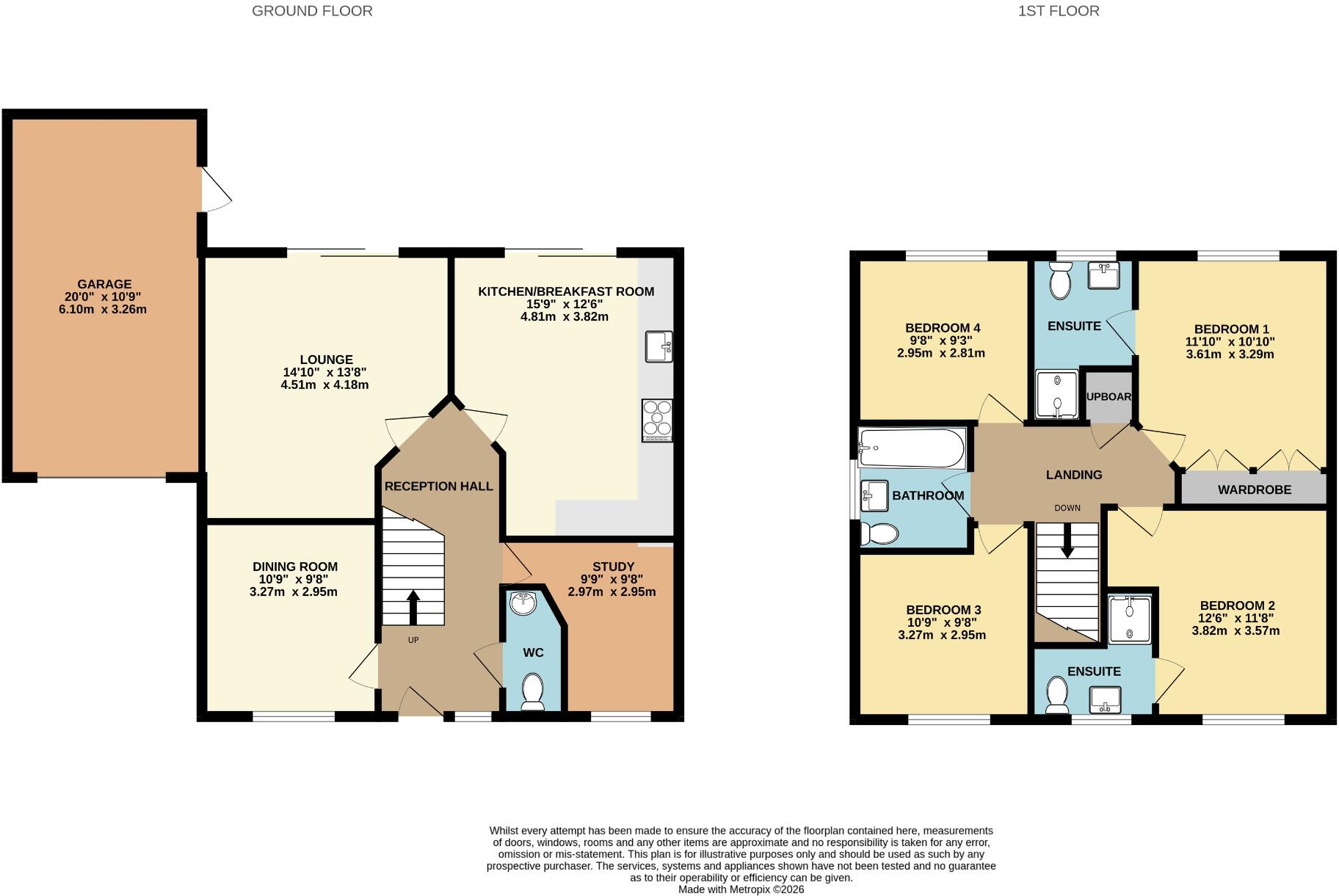 St Georges Road, Denmead floorplan