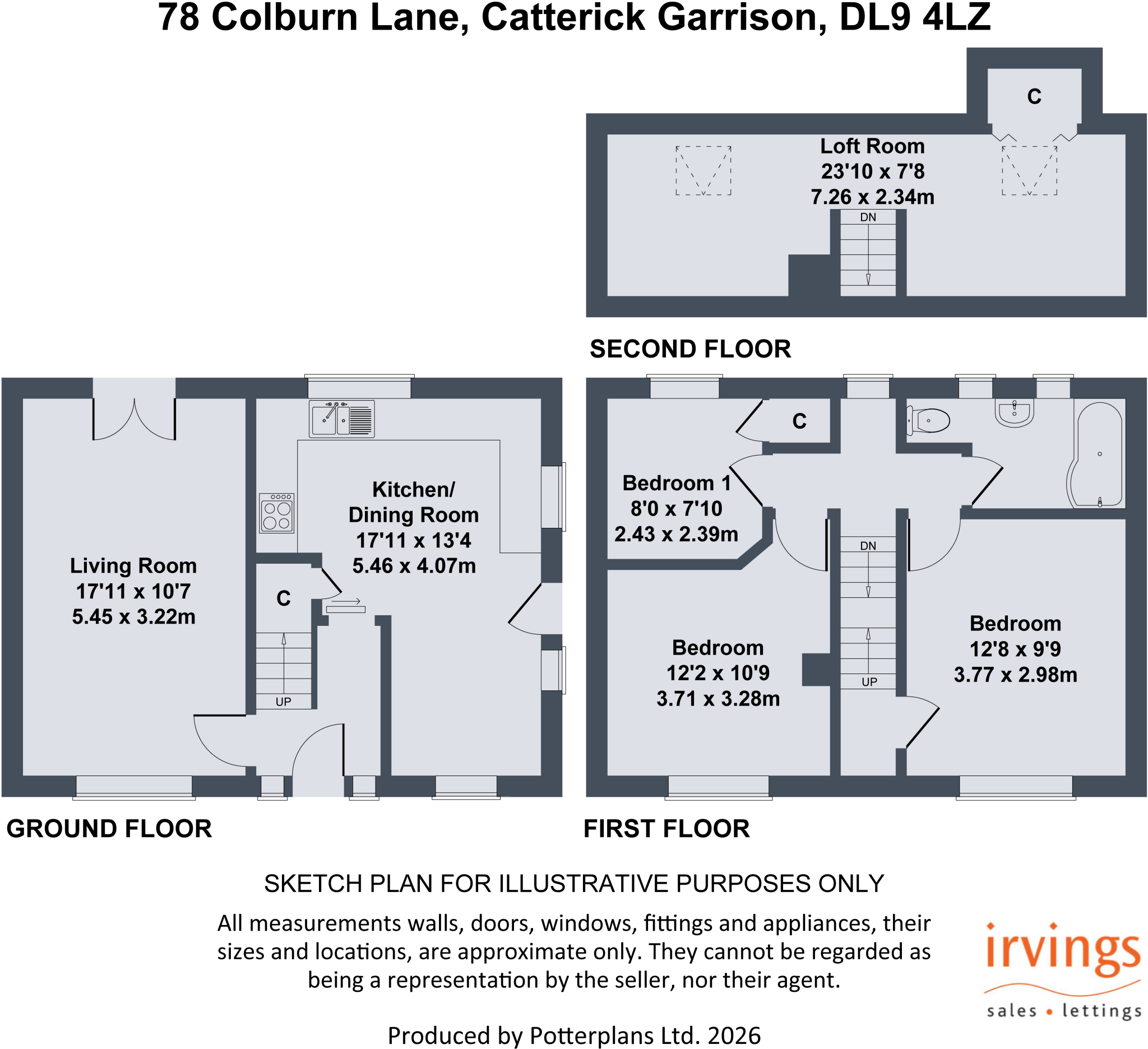 Colburn Lane, Catterick Garrison floorplan