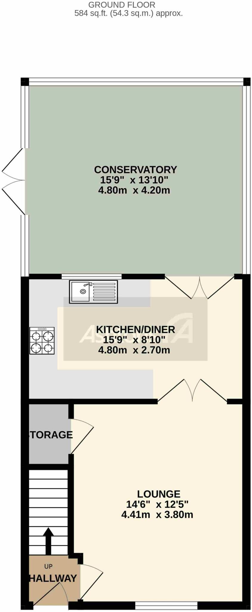 Bluebell Court, Beechwood, WA7 floorplan